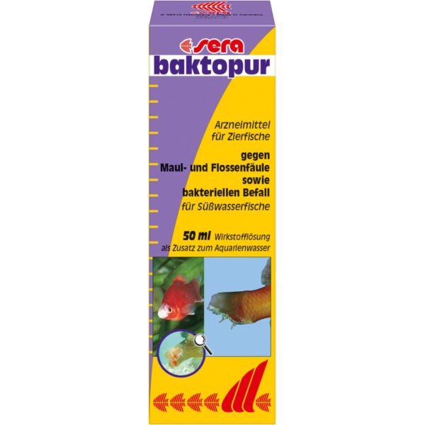 Sera Aquarium-Heilmittel Baktopur 50 ml