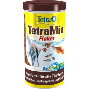 Tetra Aquarium-Fischfutter-Flocken TetraMin Flakes 1 l