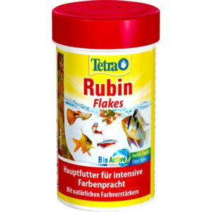 Tetra Aquarium-Fischfutter-Flocken Rubin Flakes 100 ml