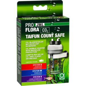 JBL Aquarium-CO²-Blasenzähler Proflora Taifun Count Safe für CO²-Düngeanlage