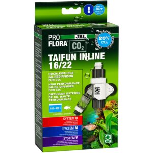 JBL Aquarium-Hochleistungsinlinediffusor Proflora Taifun Inline 16/22 für CO²