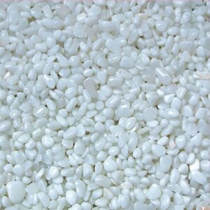 Nuber Aquarien-Zierkies 2 - 3 mm Natur Weiss Rund 5 kg