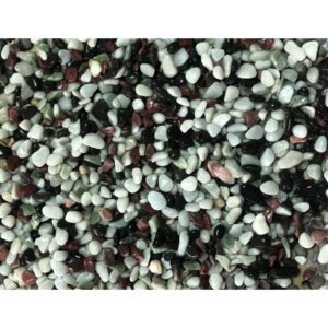 Nuber Aquarien-Zierkies 4 - 6 mm Natur Weiss/Bunt 5 kg