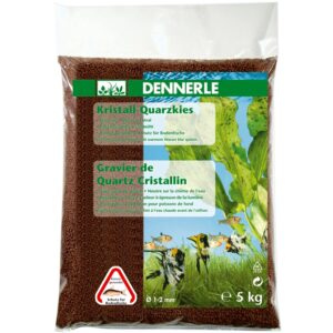 Dennerle Aquarium Kristall-Quarzkies 1-2 mm Rehbraun 5 kg