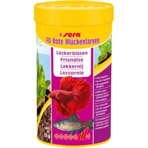 Sera Spezialfutter FD Rote Mückenlarven 250 ml (20 g)